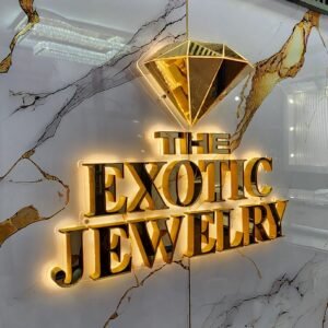 Personalized 3D Backlit Sign